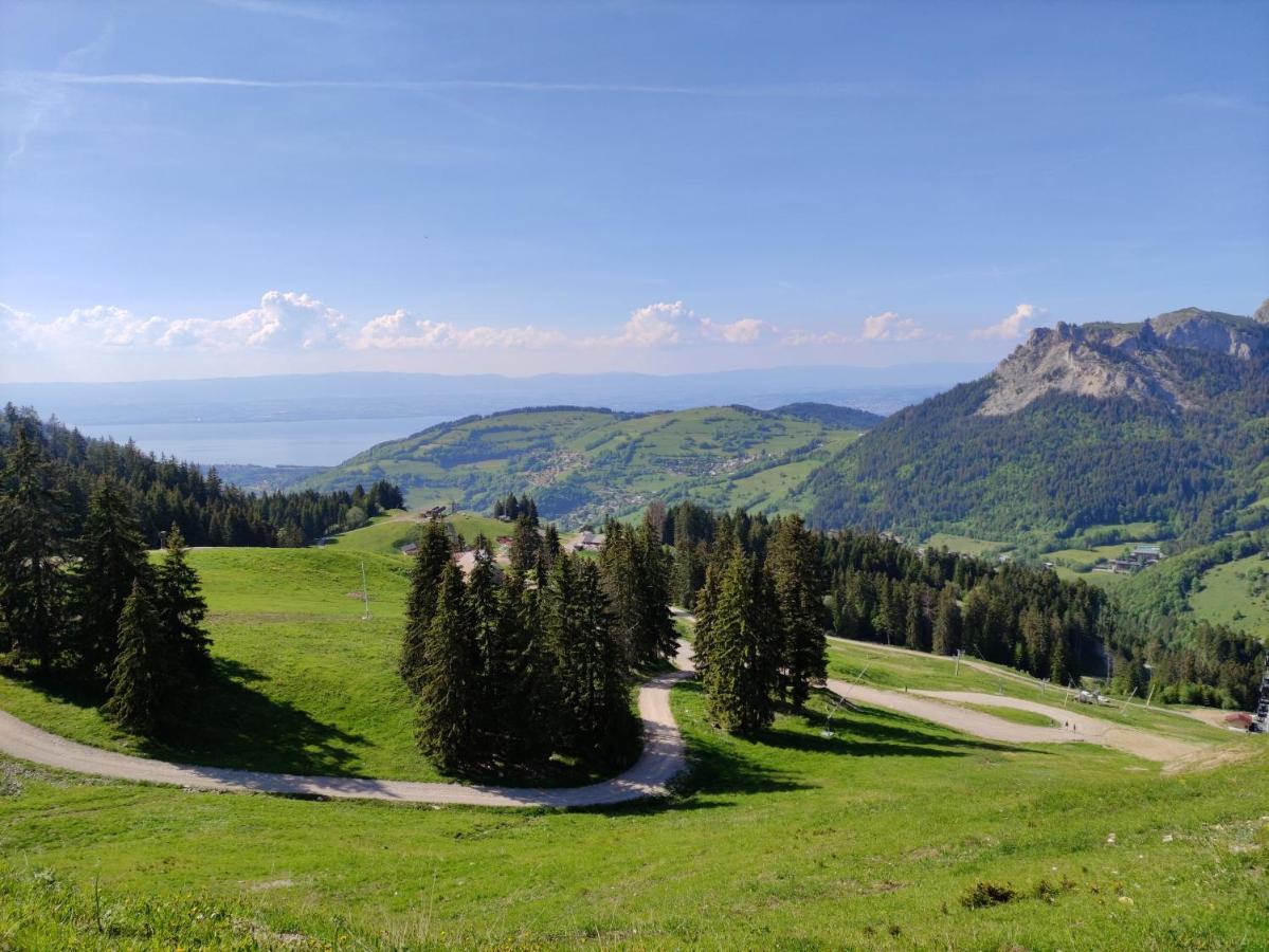 Appartement T2 A Bernex Avec Wifi, Vue Sur Montagne المظهر الخارجي الصورة